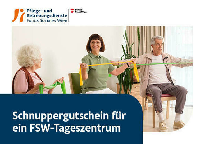 Gutschein für einen Schnuppertag im FSW-Tageszentrum | FSW